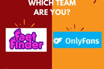 FeetFinder Vs OnlyFans comparison infographic